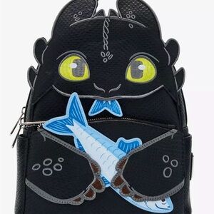 Toothless loungefly backpack, NWT